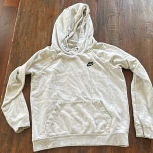 Nike Gray Sweatshirt Hoodie Athletic Leisurewear